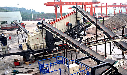 黑龙江时产600吨铁矿石制砂生产现场