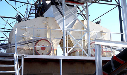 重庆时产500吨卵石制砂生产现场